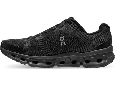 ON Damen Laufschuhe Cloudgo Wide Schwarz