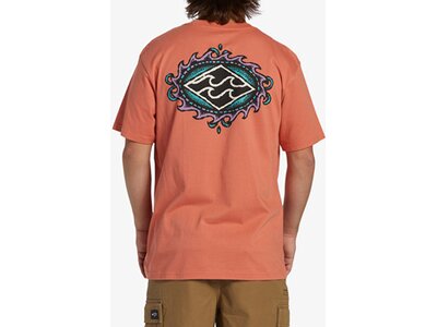 BILLABONG Herren Shirt CRAYON WAVE TEES Orange