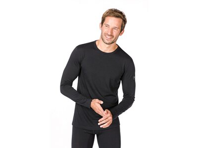 SUPER.NATURAL Herren Langarmshirt M BASE LS 175 Schwarz