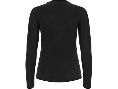SUPER.NATURAL Damen Langarmshirt W BASE LS 175 Schwarz