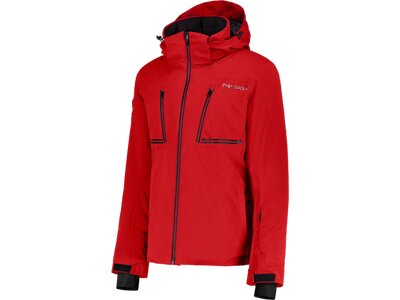 DIEL SPORT Herren Funktionsjacke MERLIN - MEN'S SKI JACKET - SLIM FIT, SEMILONG Rot
