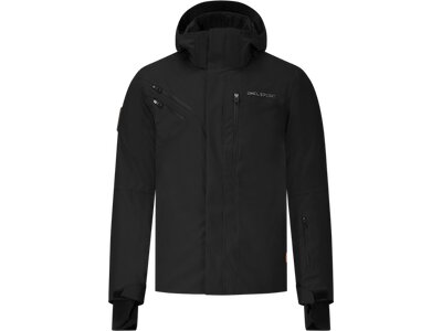 DIELSPORT Herren Funktionsjacke AXEL - MEN'S SKI JACKET - REGULAR FIT, SEMILONG Schwarz
