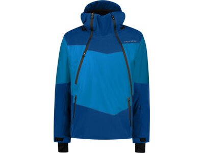 DIELSPORT Herren Funktionsjacke RINO - MEN'S SKI JACKET - REGULAR FIT, LONG Blau
