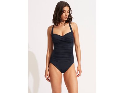 SEAFOLLY Damen Badeanzug Seafolly Collective Twist Halter One Piece Blau