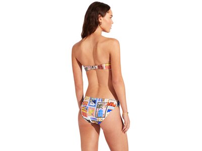 SEAFOLLY Damen Bikinioberteil OnVacation Bustier Bandeau Blau