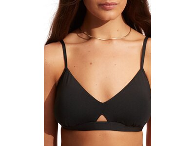 SEAFOLLY Damen Bikinioberteil Seafolly Collective Hybrid Bralette Schwarz