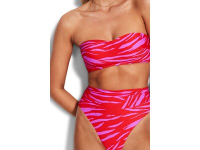 SEAFOLLY Damen Bikinioberteil Skin Deep Bustier Bandeau Pink