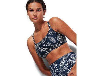 SEAFOLLY Damen Bikinioberteil Folklore F Cup Halter Bra Blau