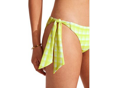 SEAFOLLY Damen Bikinioberteil Portofino Twist Tie Front Bandeau Gelb