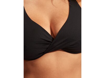 SEAFOLLY Damen Bikinioberteil Seafolly Collective Wrap Front F Cup Bra Schwarz