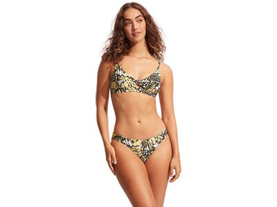 SEAFOLLY Damen Bikinioberteil Take Flight Twist Front Bralette Gelb