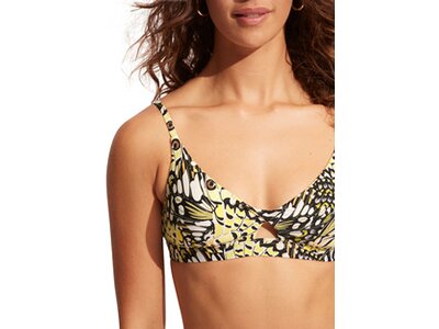 SEAFOLLY Damen Bikinioberteil Take Flight Twist Front Bralette Gelb