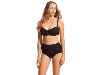 SEAFOLLY Damen Bikinioberteil Seafolly Collective DD Cup Underwire Bra Schwarz