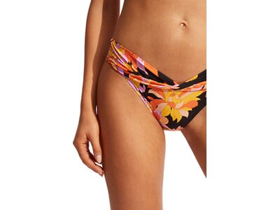 SEAFOLLY Damen Bikinioberteil Palm Springs Halter Bandeau Bra Schwarz