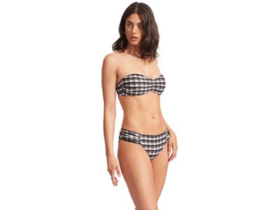 SEAFOLLY Damen Bikinihose Portofino Ruched Side Retro Pant Braun