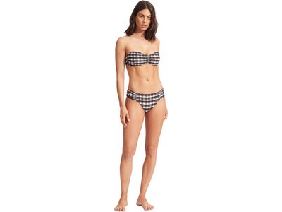 SEAFOLLY Damen Bikinihose Portofino Ruched Side Retro Pant Braun