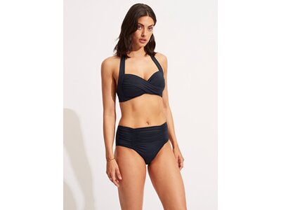 SEAFOLLY Damen Bikinihose Seafolly Collective Gathered Front Retro Pant Blau