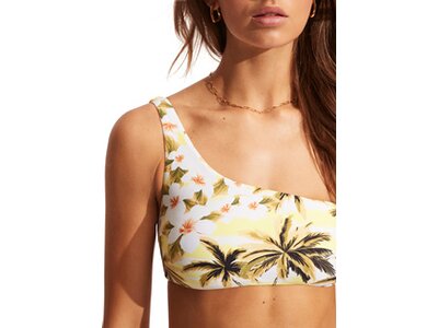 SEAFOLLY Damen Bikinihose Coast To Coast Reversible Hipster Gelb