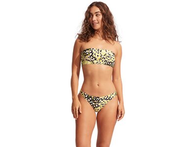 SEAFOLLY Damen Bikinihose Take Flight Reversible Hipster Gelb