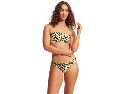 SEAFOLLY Damen Bikinihose Take Flight Reversible Hipster Gelb