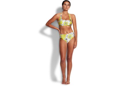 SEAFOLLY Damen Bikinihose Summer Of Love Wide Side Retro Gelb