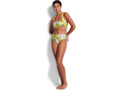 SEAFOLLY Damen Bikinihose Summer Of Love Wide Side Retro Gelb