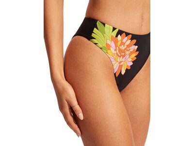 SEAFOLLY Damen Bikinihose Summer Salt High Rise Schwarz