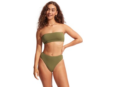 SEAFOLLY Damen Bikinihose Sea Dive High Rise Pant Grün