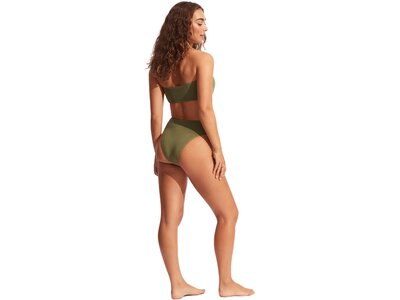 SEAFOLLY Damen Bikinihose Sea Dive High Rise Pant Grün