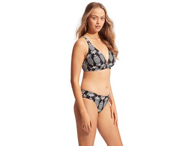 SEAFOLLY Damen Bikinihose Corsica Retro Pant Schwarz