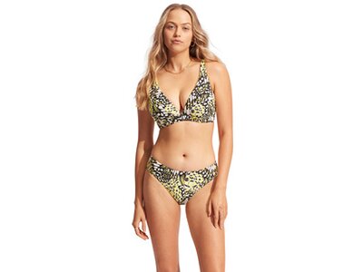 SEAFOLLY Damen Bikinihose Take Flight Retro Pant Gelb
