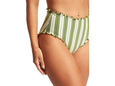 SEAFOLLY Damen Bikinihose Cabana High Waisted Pant Grün