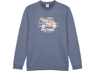 PICTURE Herren Sweatshirt CUSTOM VAN CREW Blau