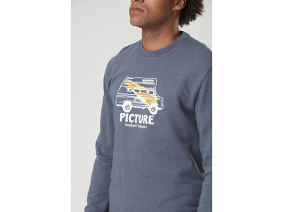 PICTURE Herren Sweatshirt CUSTOM VAN CREW Blau