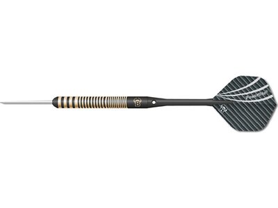 BULL'S Dartpfeil Metis Steeldart Schwarz