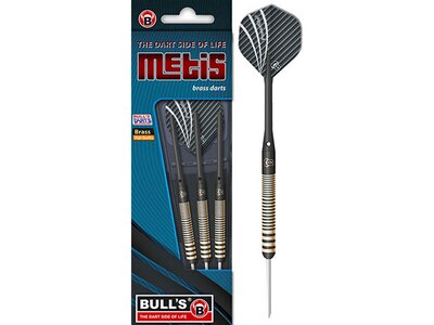 BULL'S Dartpfeil Metis Steeldart Schwarz