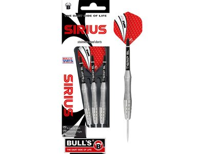 BULL'S Dartpfeil Sirius Steel Dart Silber