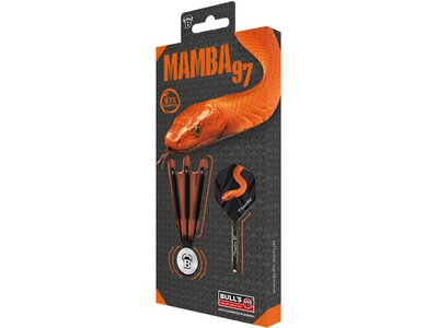 BULL'S Dartpfeil Mamba 97 M2 Steel Dart Braun