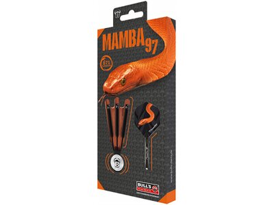 BULL'S Dartpfeil Mamba 97 M2 Steel Dart Braun