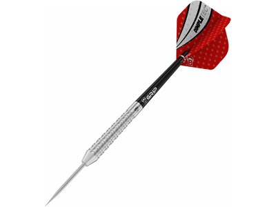 BULL'S Dartpfeil Dot D3 90% Tungsten Steel Dart Silber