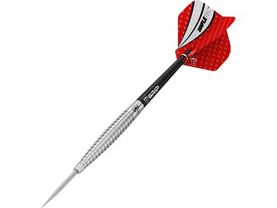 BULLS Dartpfeil BULL'S Dot D6 90% Tungsten Steel Dart Silber