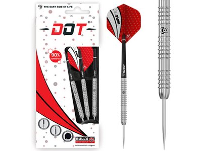 BULLS Dartpfeil BULL'S Dot D8 90% Tungsten Steel Dart Grau