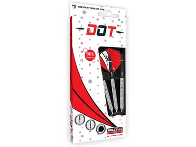 BULLS Dartpfeil BULL'S Dot D8 90% Tungsten Steel Dart Grau