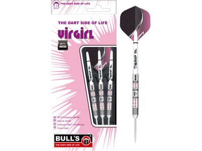 BULL'S Dartpfeil Virgirl VR1 Steel Dart Silber