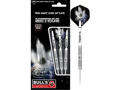 BULL'S Dartpfeil Meteor MT1 Steel Dart Silber