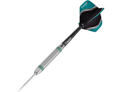 BULL'S Dartpfeil Artos AR1 Steeldart, Mint 80% Tungsten Silber