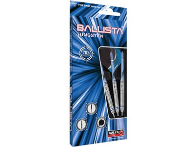 BULL'S Dartpfeil Ballista Steeldart, 70% Tungsten Silber