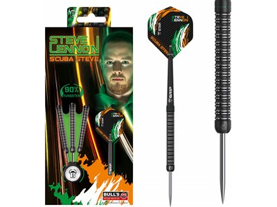 BULL'S Dartpfeil Steve Lennon Steel Dart Braun