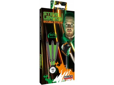 BULL'S Dartpfeil Steve Lennon Steel Dart Braun