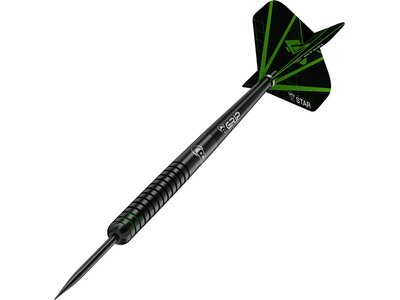 BULLS Dartpfeil BULL'S Luc Peters Steel Dart Schwarz